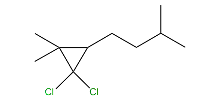 1,1-Dichloro-3-isopentyl-2,2-dimethylcyclopropane