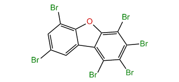 1,2,3,4,6,8-Hexabromodibenzofuran