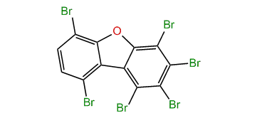 1,2,3,4,6,9-Hexabromodibenzofuran