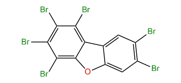 1,2,3,4,7,8-Hexabromodibenzofuran