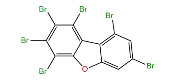 1,2,3,4,7,9-Hexabromodibenzofuran