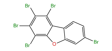1,2,3,4,7-Pentabromodibenzofuran