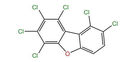 1,2,3,4,8,9-Hexachlorodibenzofuran