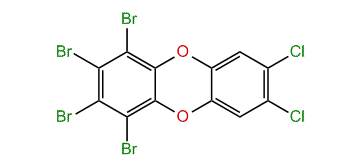 1,2,3,4-Tetrabromo-7,8-dichlorodibenzo-p-dioxin