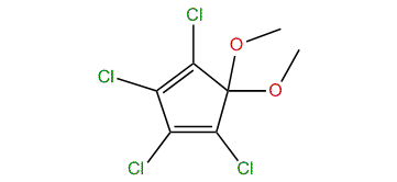 1,2,3,4-Tetrachloro-5,5-dimethoxy-1,3-cyclopentadiene