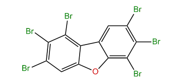 1,2,3,6,7,8-Hexabromodibenzofuran