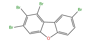 1,2,3,8-Tetrabromodibenzofuran