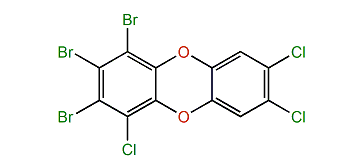 1,2,3-Tribromo-4,7,8-trichlorodibenzo-p-dioxin