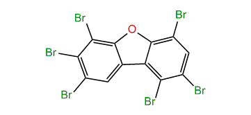 1,2,4,6,7,8-Hexabromodibenzofuran