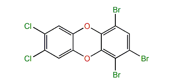 1,2,4-Tribromo-7,8-dichlorodibenzo-p-dioxin