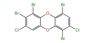 1,2,6,9-Tetrabromo-3,7-dichlorodibenzo-p-dioxin