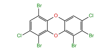 1,2,6,9-Tetrabromo-3,8-dichlorodibenzo-p-dioxin