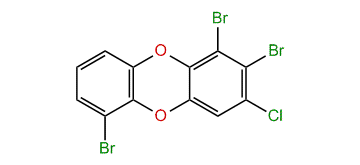 1,2,6-Tribromo-3-chlorodibenzo-p-dioxin