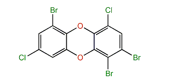 1,2,6-Tribromo-4,8-dichlorodibenzo-p-dioxin