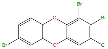 1,2,7-Tribromo-3-chlorodibenzo-p-dioxin