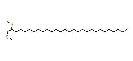 1,2-bis(Methylthio)-octacosane