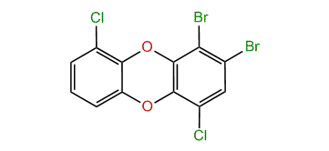 1,2-Dibromo-4,9-dichlorodibenzo-p-dioxin