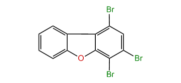 1,3,4-Tribromodibenzofuran