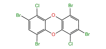 1,3,6,8-Tetrabromo-4,9-dichlorodibenzo-p-dioxin