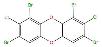 1,3,7,9-Tetrabromo-2,8-dichlorodibenzo-p-dioxin