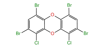 1,3,7,9-Tetrabromo-4,6-dichlorodibenzo-p-dioxin
