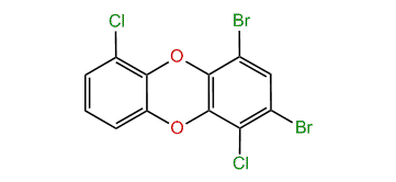 1,3-Dibromo-4,9-dichlorodibenzo-p-dioxin