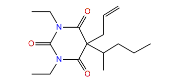 5-Allyl-1,3-diethyl-5-(1-methylbutyl)-2,4,6(1H,3H,5H)-pyrimidinetrione