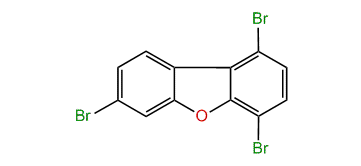1,4,7-Tribromodibenzofuran