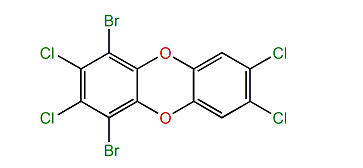 1,4-Dibromo-2,3,7,8-tetrachlorodibenzo-p-dioxin