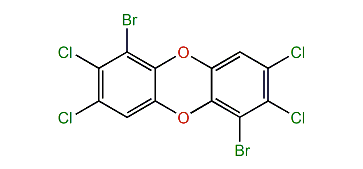 1,6-Dibromo-2,3,7,8-tetrachlorodibenzo-p-dioxin
