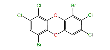 1,6-Dibromo-2,3,8,9-tetrachlorodibenzo-p-dioxin