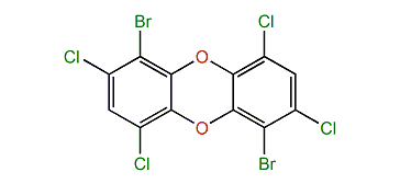 1,6-Dibromo-2,4,7,9-tetrachlorodibenzo-p-dioxin