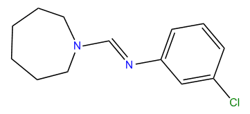 1-(3-Chlorophenyl)-3,3-hexamethyleno-formamidine