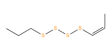 (Z)-1-(Prop-1-enyl)-4-propyltetrasulfane