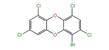 1-Bromo-2,4,6,8-tetrachlorodibenzo-p-dioxin