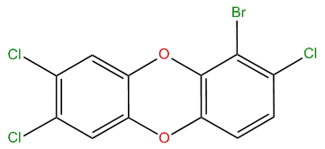 1-Bromo-2,7,8-trichlorodibenzo-p-dioxin