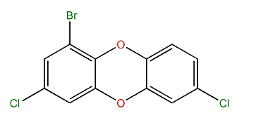 1-Bromo-3,7-dichlorodibenzo-p-dioxin