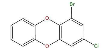 1-Bromo-3-chlorodibenzo-p-dioxin