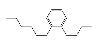 1-Butyl-2-hexylbenzene