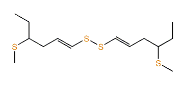 1-(Methylthio)-propyl-1-propenyldisulfane