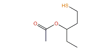 1-Mercaptopentan-3-yl acetate