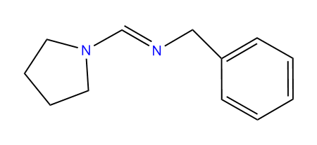 1-Phenyl-N-(1-pyrrolidinylmethylene)-methanamine