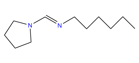 N-(1-Pyrrolidinylmethylene)-1-hexanamine