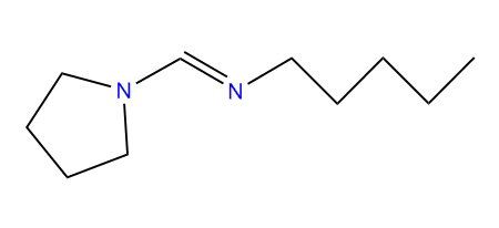 N-(1-Pyrrolidinylmethylene)-1-pentanamine