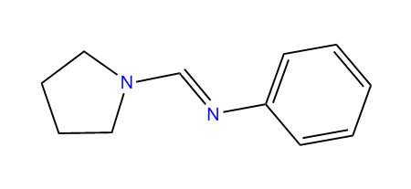 N-(1-Pyrrolidinylmethylene)-aniline