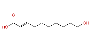 10-Hydroxydec-2-enoic acid
