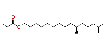 (10R)-10,14-Dimethylpentadecyl isobutyrate