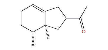 12,13-bis-nor-6(7-8)-abeo-Eremophil-1(10)-en-7-one