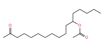 12-Acetoxyheptadecane-2-one