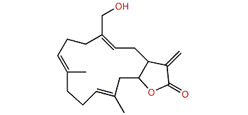 (E,E,E)-18-Hydroxy-3,7,11,15(17)-cembratetraen-16,14-olide